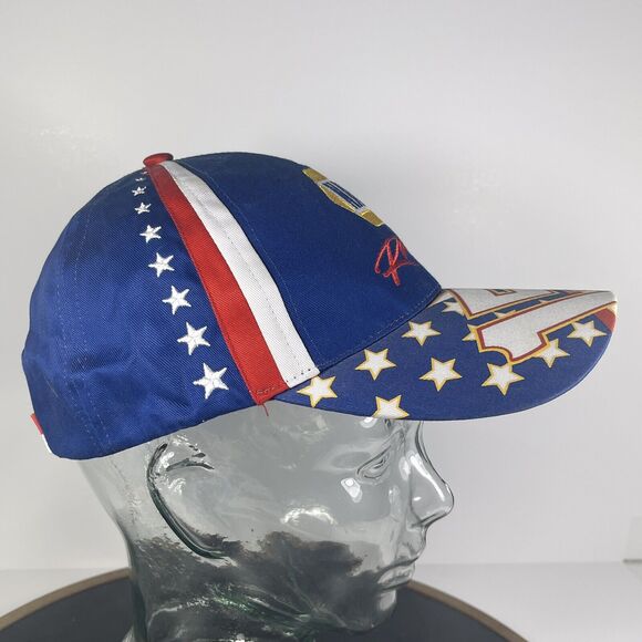 NASCAR Hat Cap SIGNED Chase Authentics NAPA Racing Blue Red Michael Waltrip #15 - Picture 6 of 9